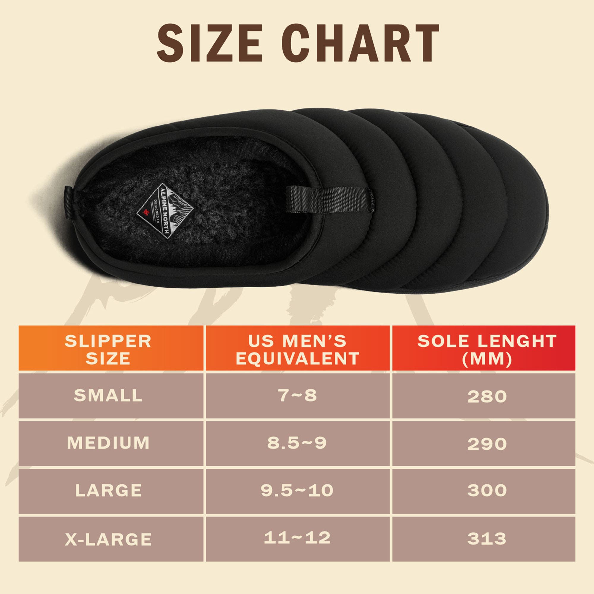 Alpine North Seaton - Insulated Puffer Slippers, Alternate, color, Black