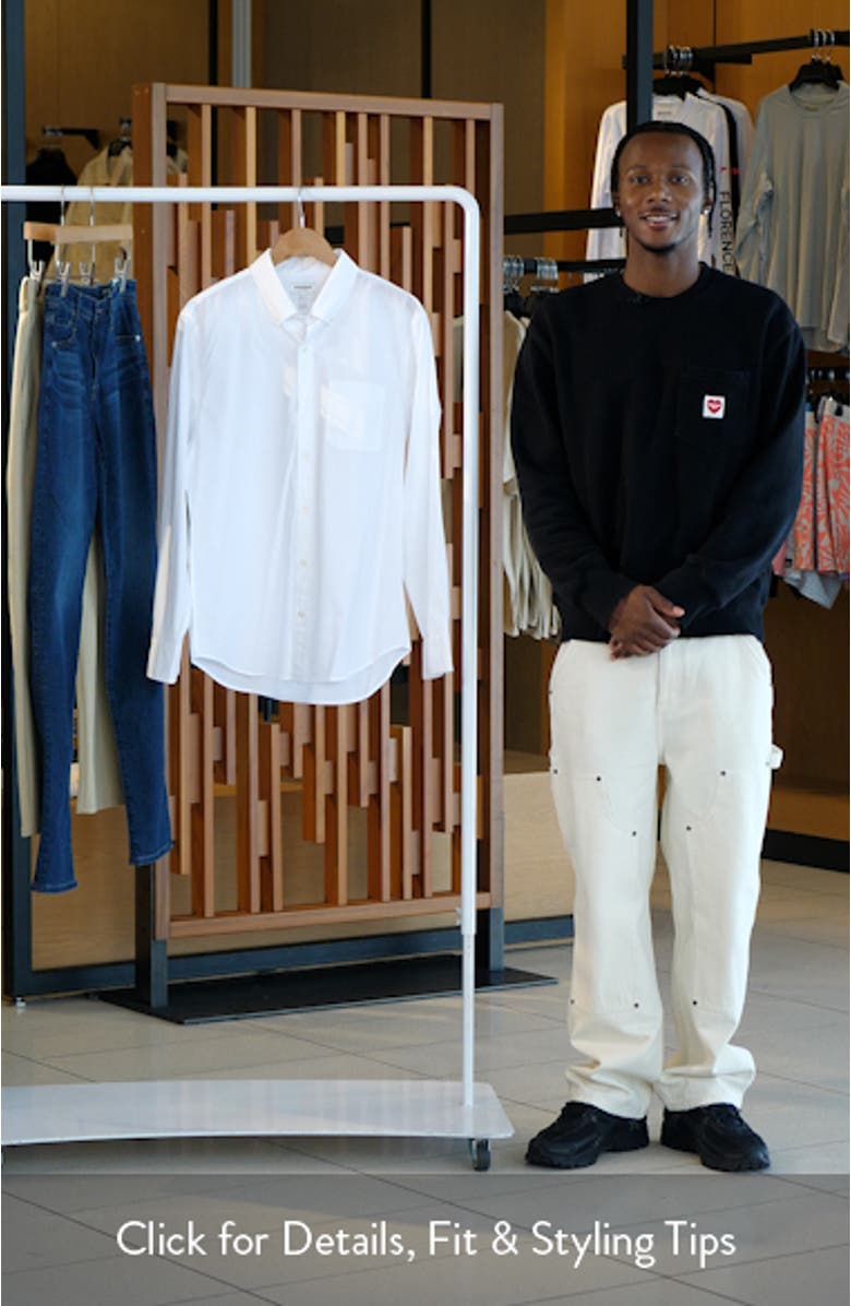 Everyday Slim Fit Stretch Cotton Button-Down Shirt, sales video thumbnail