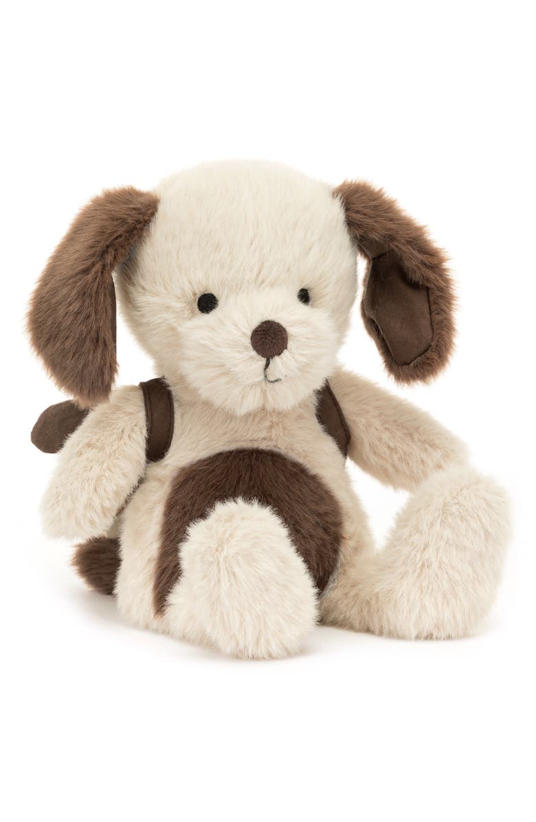 Jellycat Backpack Puppy Stuffed Animal, Main, color, 