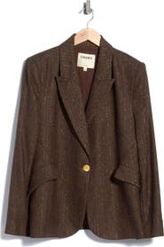 L'AGENCE Chamberlain Pinstripe Blazer