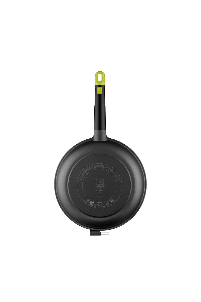 Foodie Dual Frying Pan Double Skillet for Spanish Omelets & Frittatas, 9.5-Inch, Alternate, color, Black