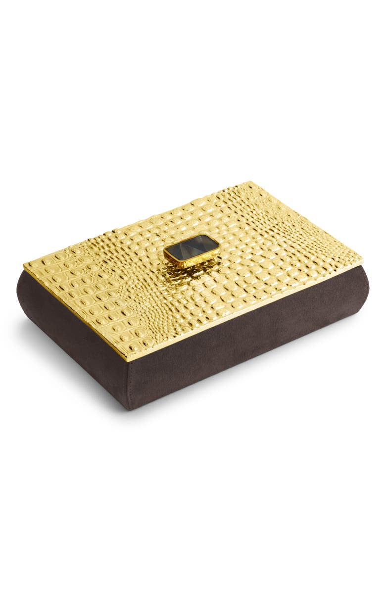 Michael Aram Safari Large Box, Alternate, color, Gold