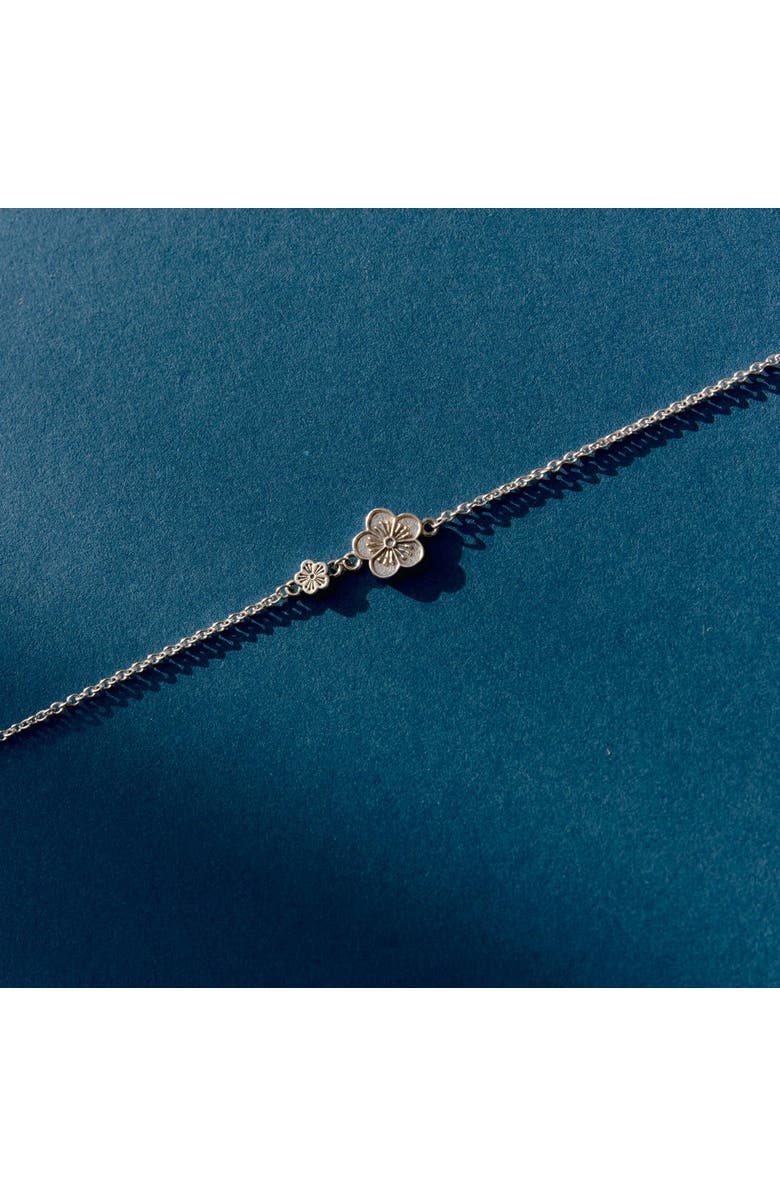 LOUPN Ehwa Floral Bracelet, Alternate, color, Silver