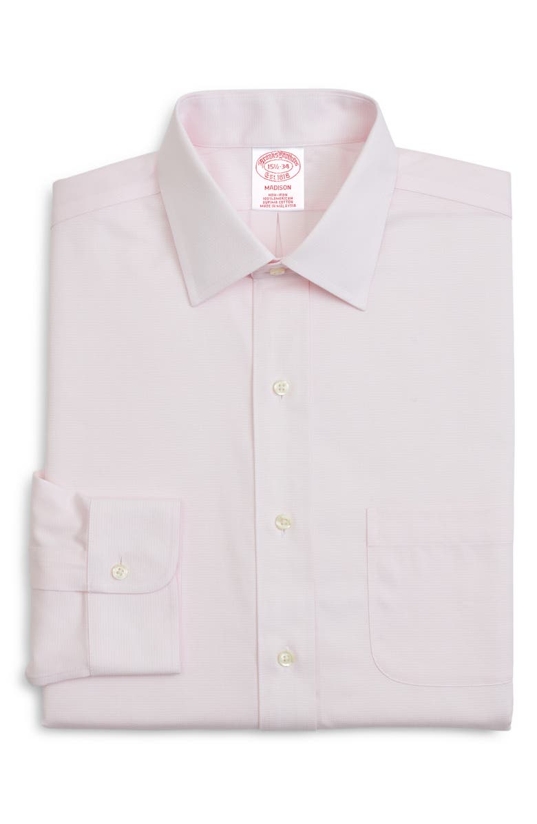 Brooks Brothers Classic Fit Solid Dress Shirt, Main, color,