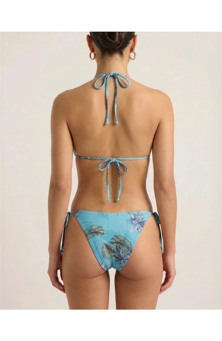 Lords of Harlech Exotic Floral Womens Bikini Top, Alternate, color, Exotic Floral Teal