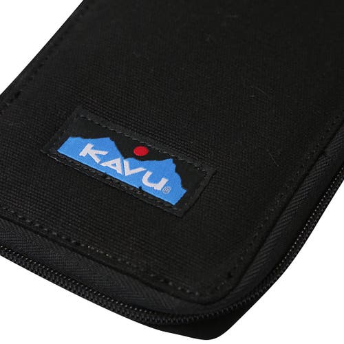 Kavu Go Time Cross Body Wallet In Black