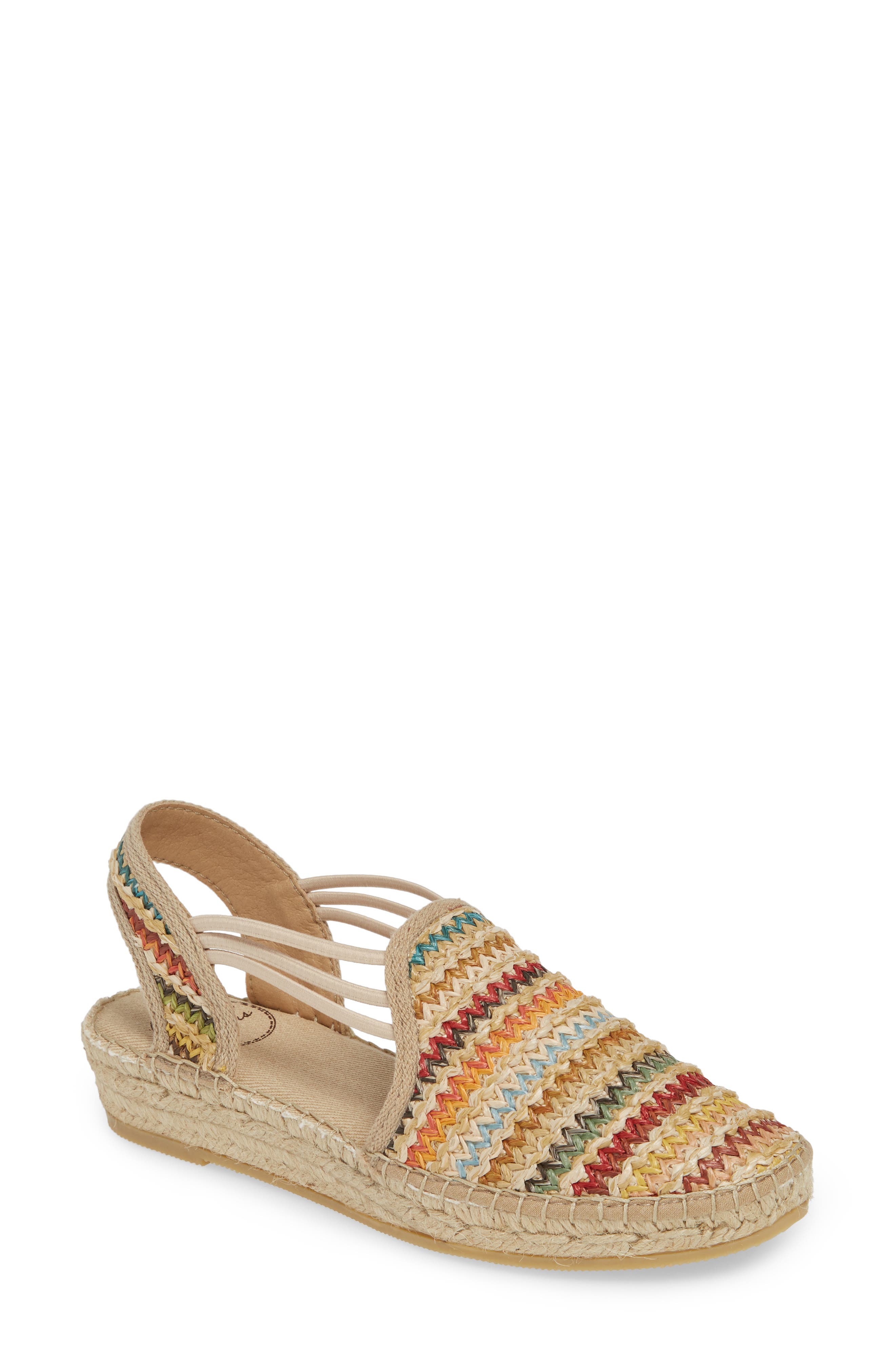 Toni Pons Noa Espadrille Flat, Main, color, Multi Fabric