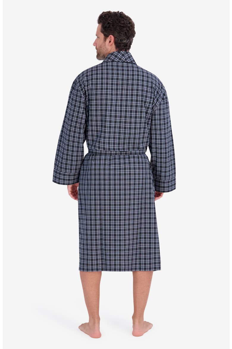 Shawl Collar Robe, Alternate, color, BLACK PLAID