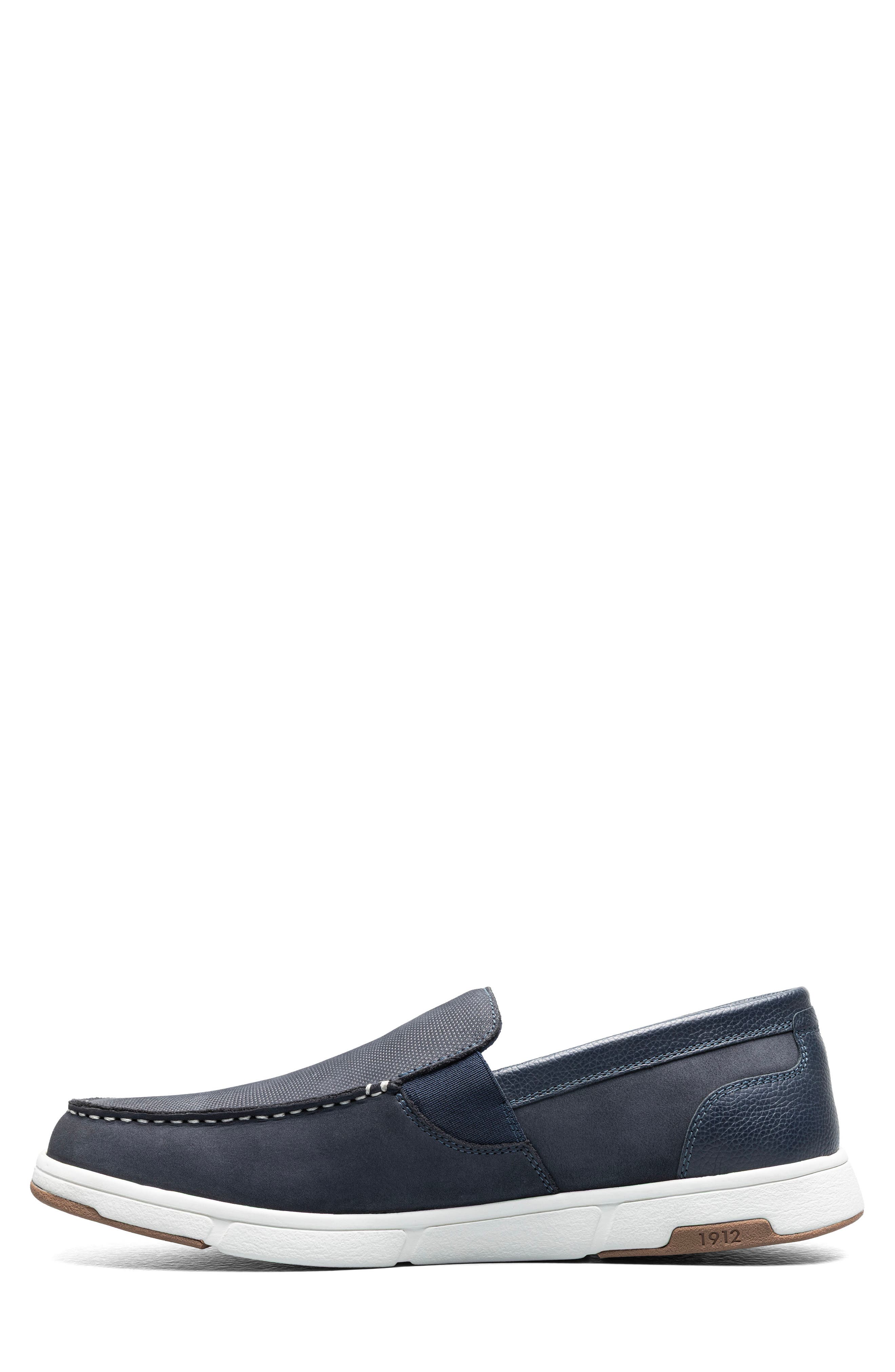 Luca Moc Toe Venetian Loafer - Wide Width Available, Alternate, color, NAVY MULTI