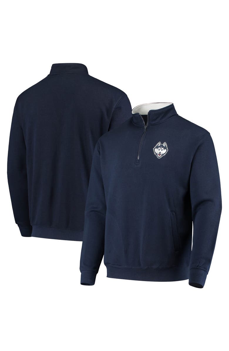 COLOSSEUM Men's Colosseum Navy UConn Huskies Tortugas Logo Quarter-Zip Jacket, Alternate, color, Navy