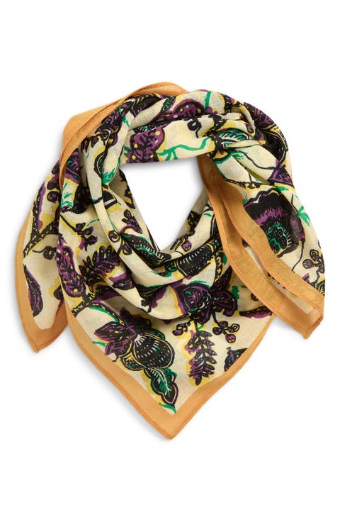 Floral Jungle Square Scarf