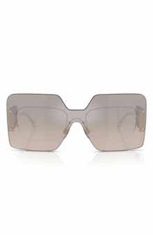 Versace 42mm Square Sunglasses