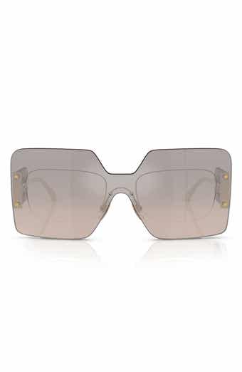 Versace 42mm Square Sunglasses