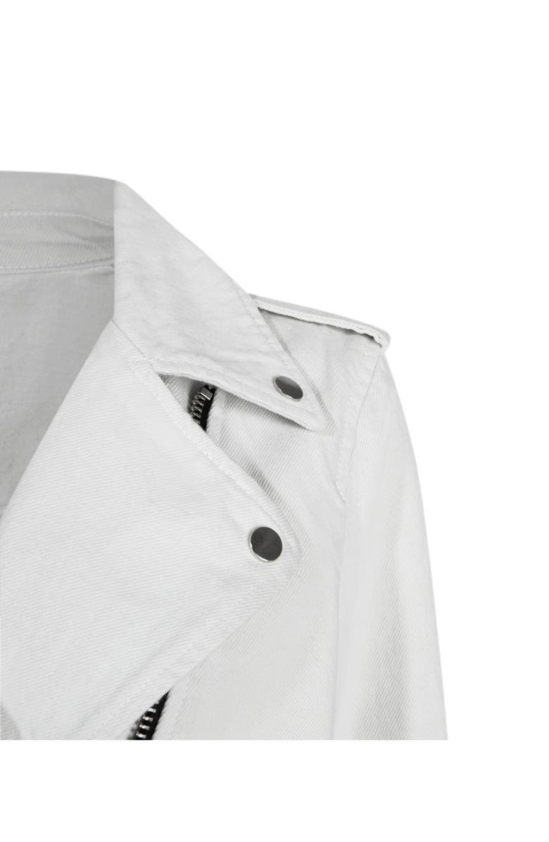 AllSaints Balfern Denim Biker Jacket, Alternate, color, 