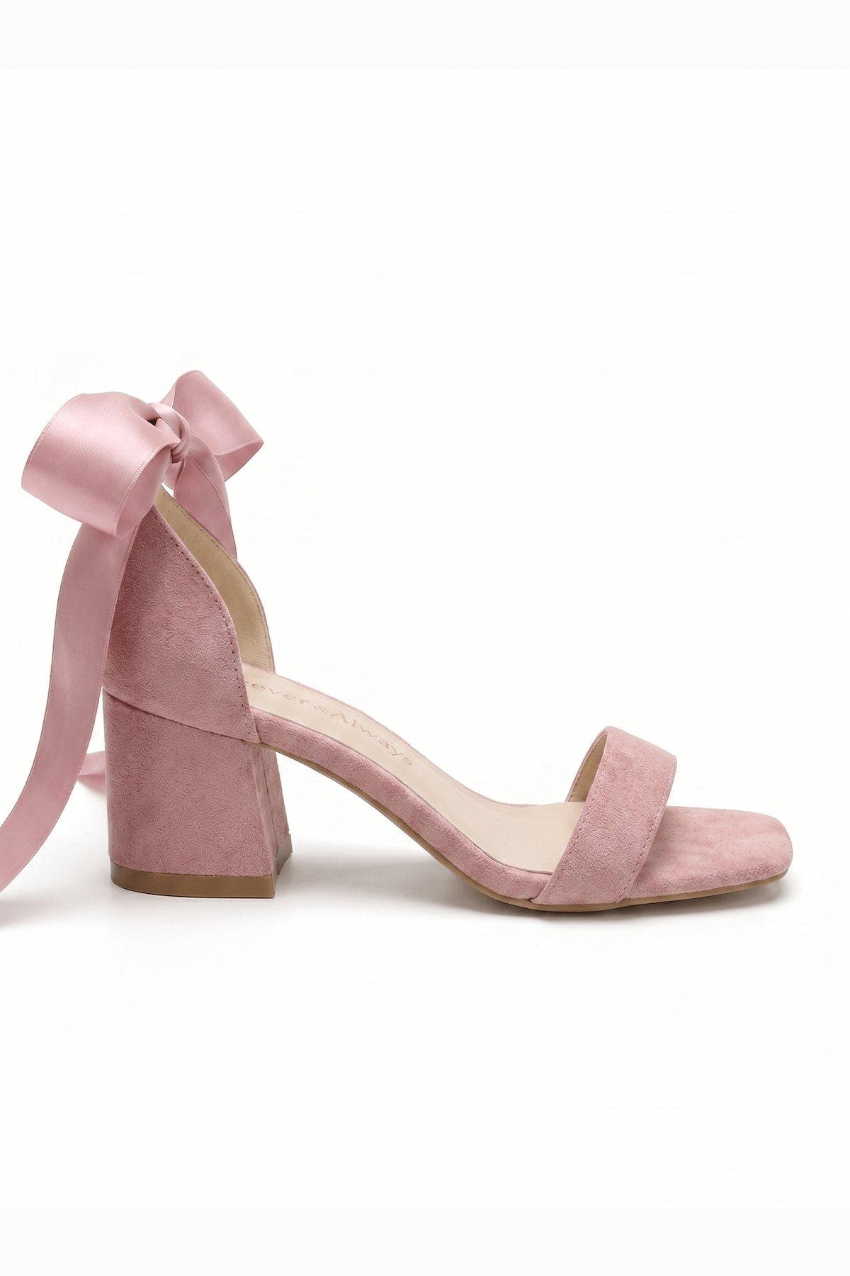 Rova Bow Block Heel Sandal, Alternate, color, Pink