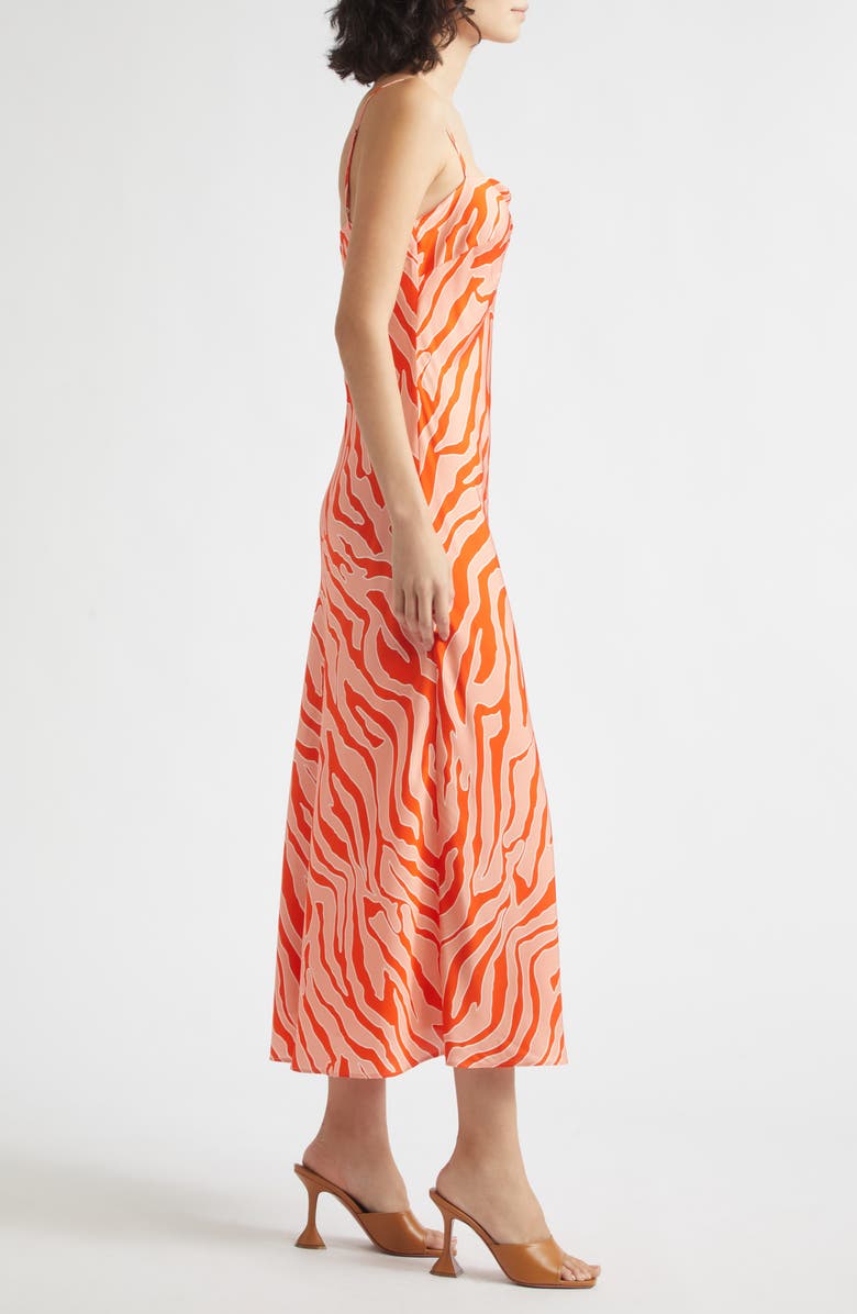 Toccin Lou Lou Zebra Print Slipdress, Alternate, color,