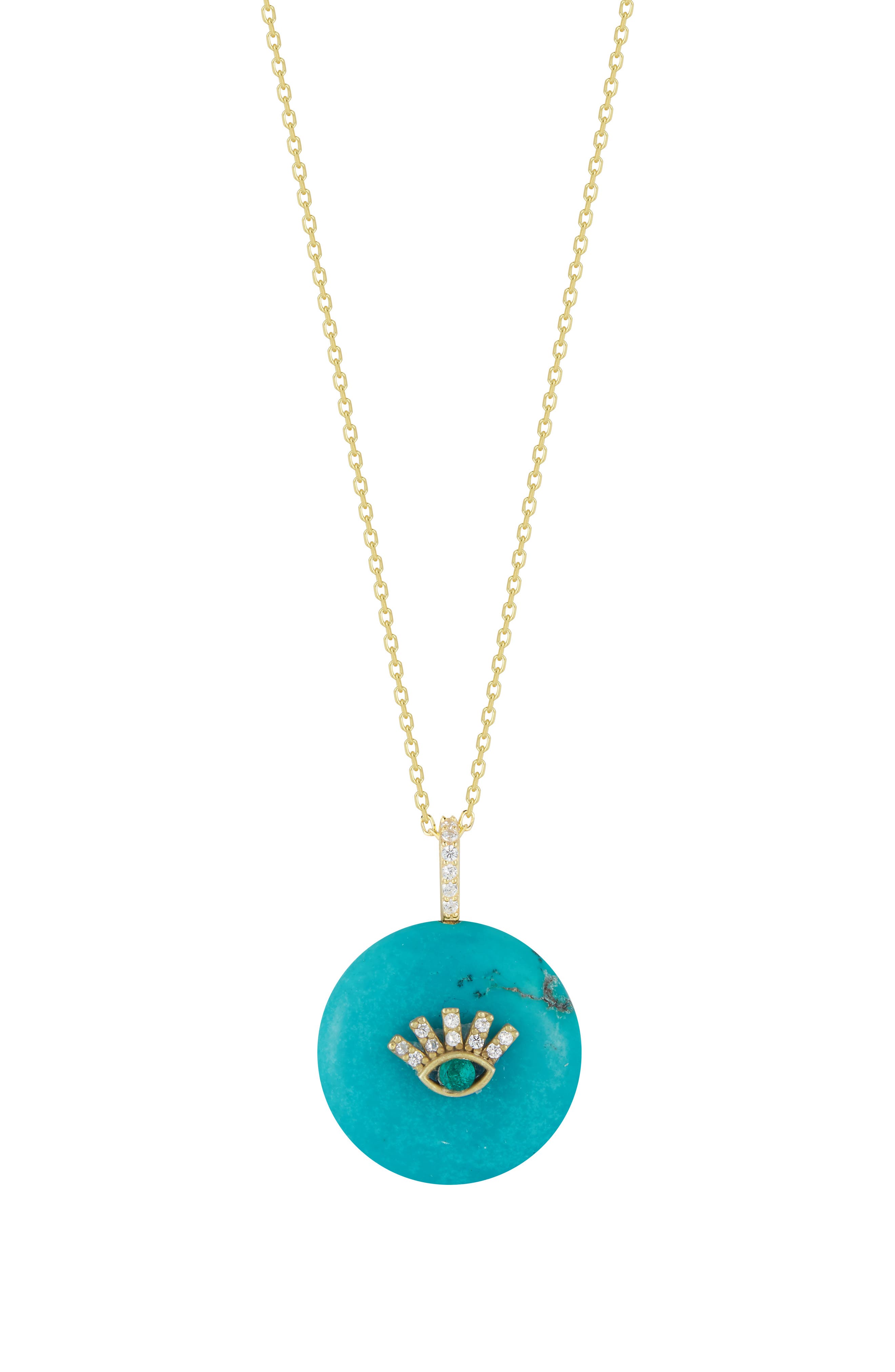 SPHERA MILANO Evil Eye Pendant Necklace