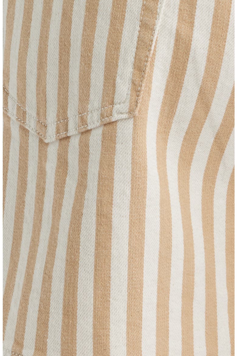 Kaia Stripe Shorts, Alternate, color, TANSTRIPE