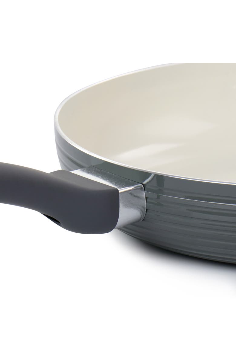 OSTER Ridge Valley 12 Inch Aluminum Nonstick Frying Pan, Alternate, color, Grey