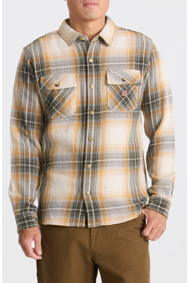 Nordsman Organic Cotton Flannel Button-Up Shirt, Main, color, IVORY