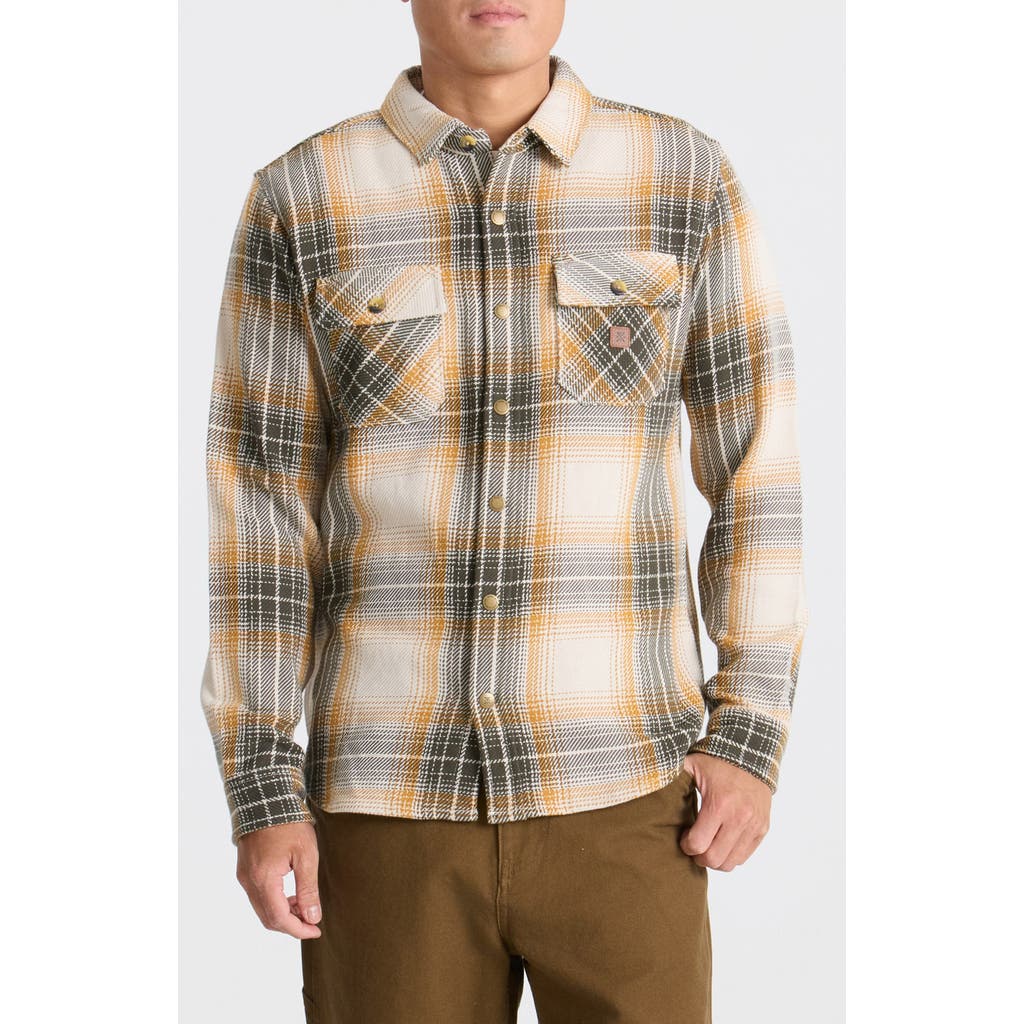 Roark Nordsman Organic Cotton Flannel Button-up Shirt In Multi