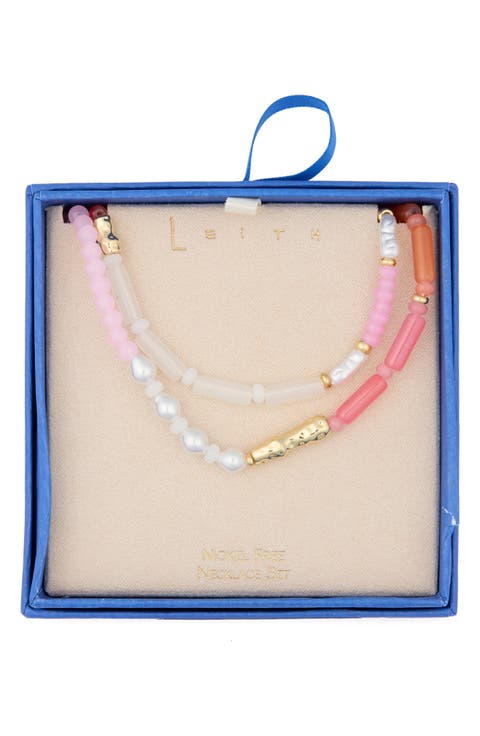 Two-Row Beaded Necklace