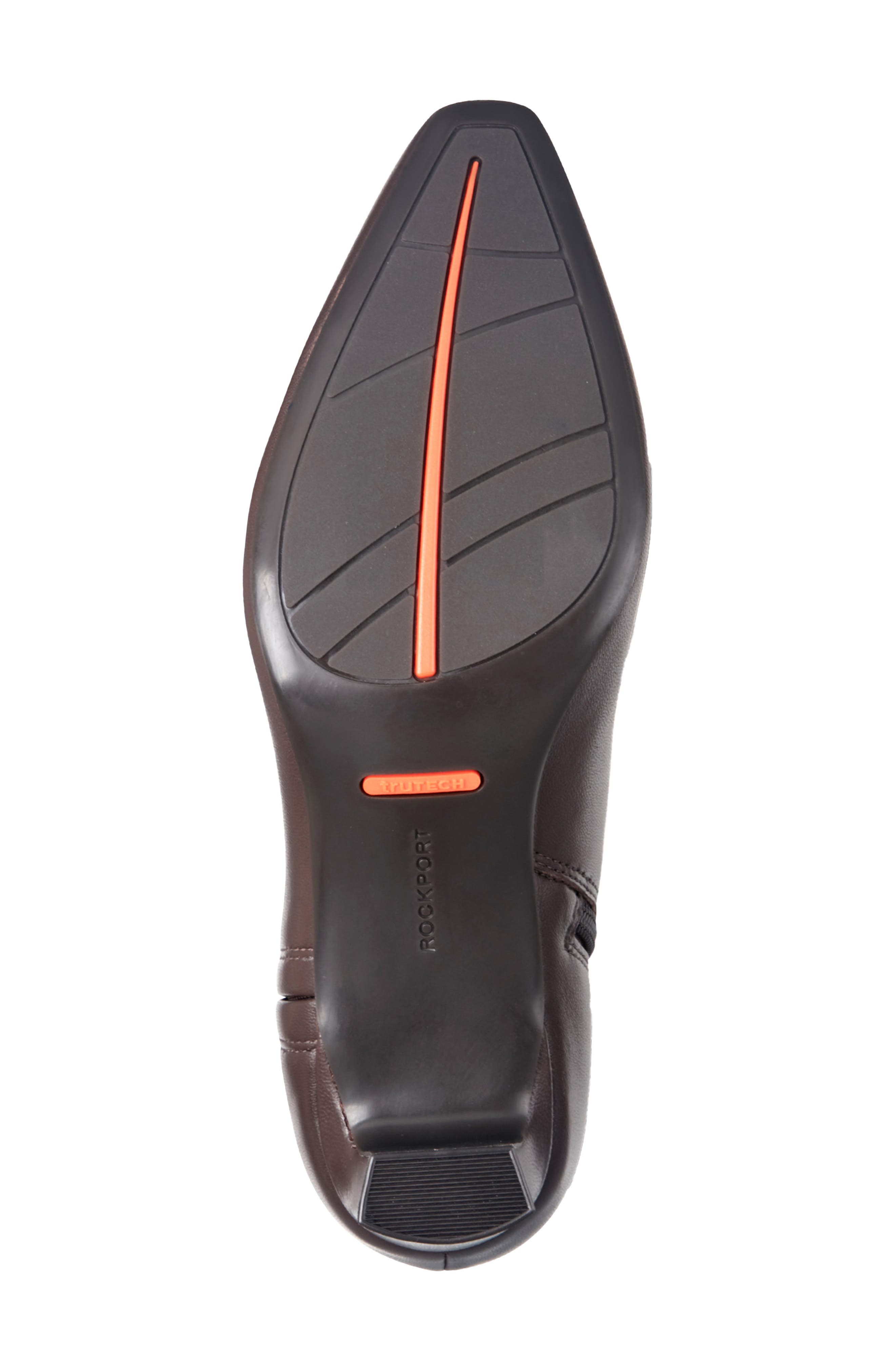 Marisa Bootie, Alternate, color, DARK BROWN LEATHER