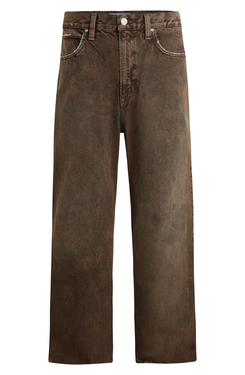 Hudson Jeans Luca Wide Leg Jeans, Alternate, color, Dark Earth