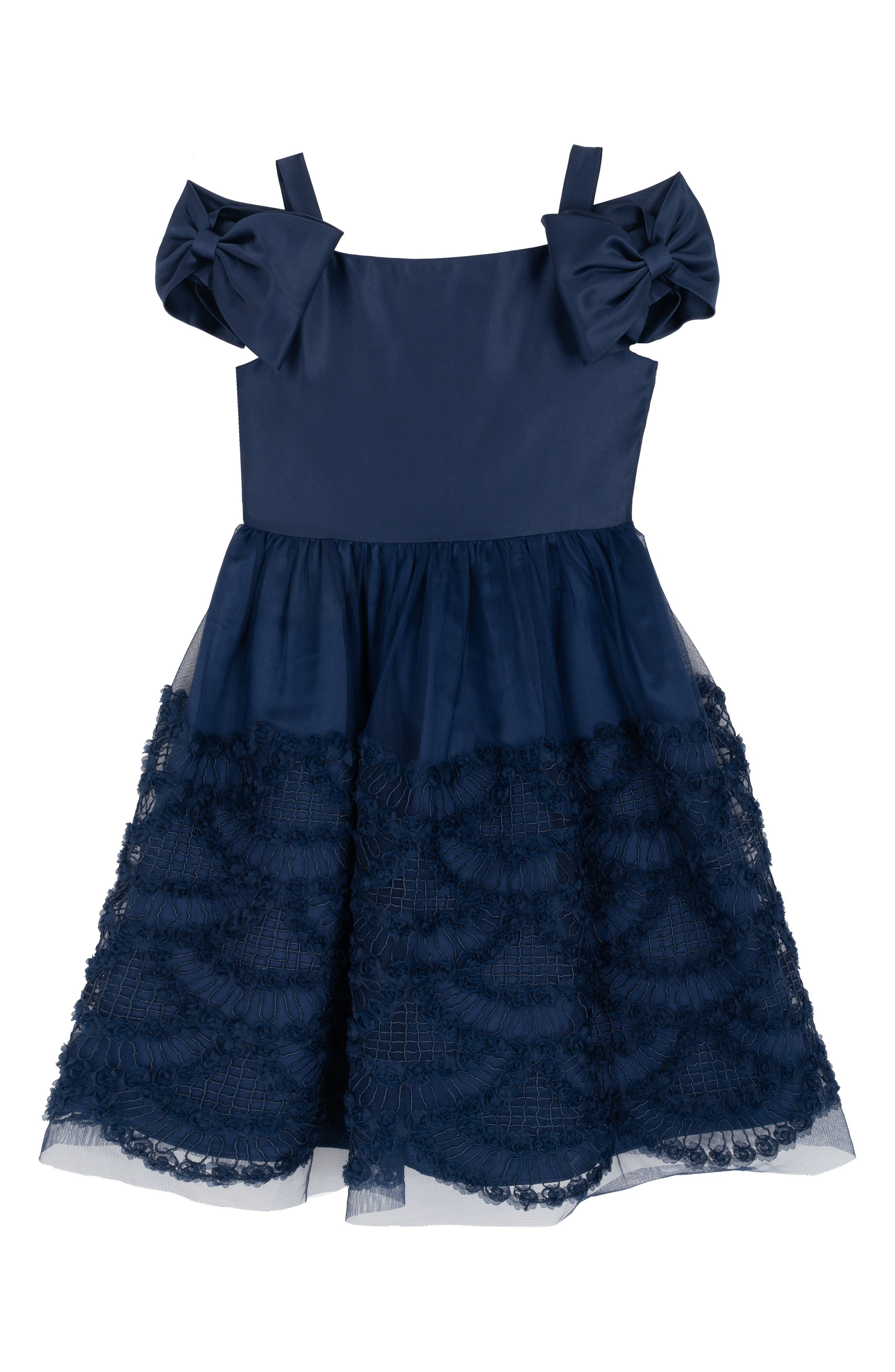 Rare Editions Kids' Cold Shoulder Party Dress
