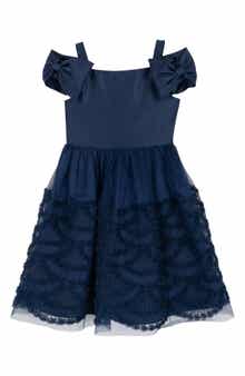 Rare Editions Kids' Cold Shoulder Party Dress