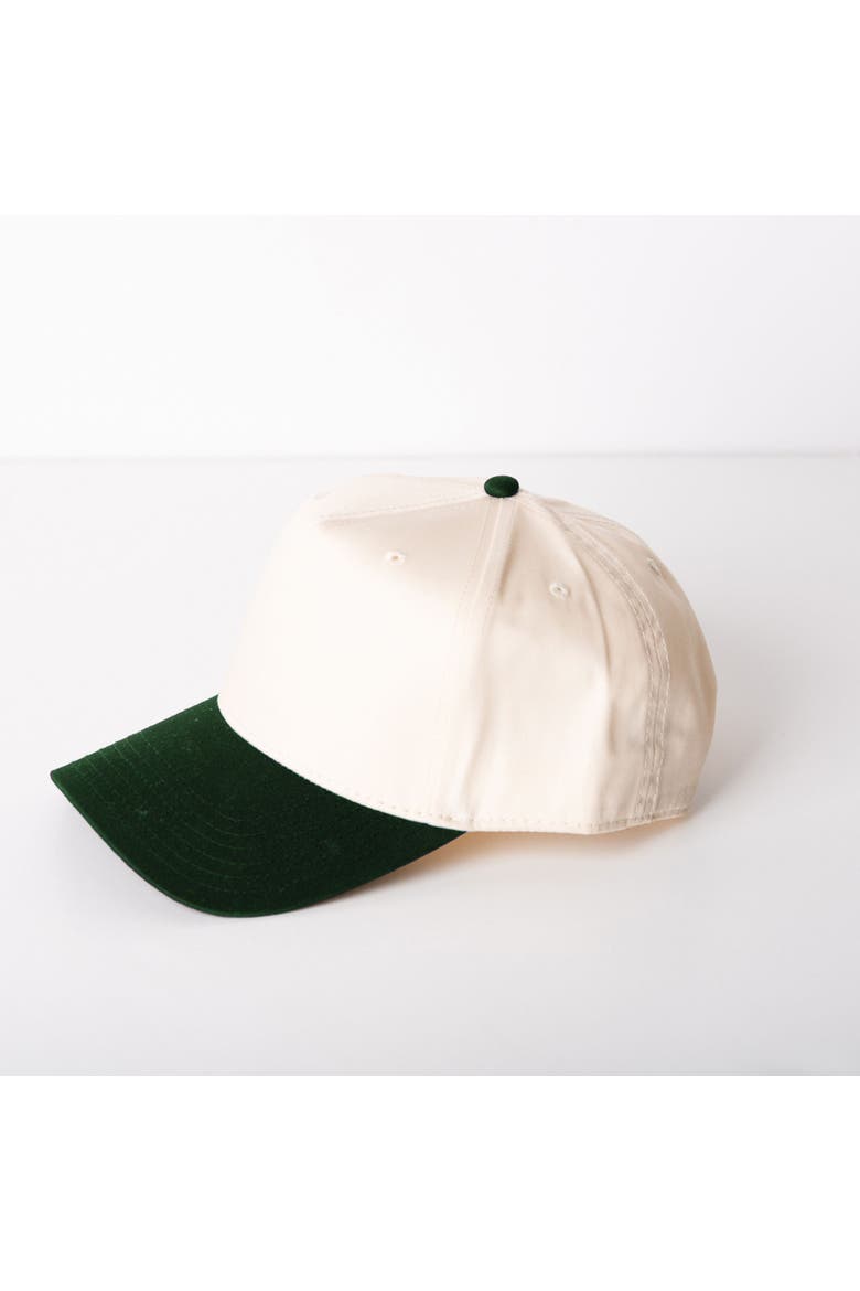 Fish and Trees Canvas Trucker Hat, Alternate, color, Green