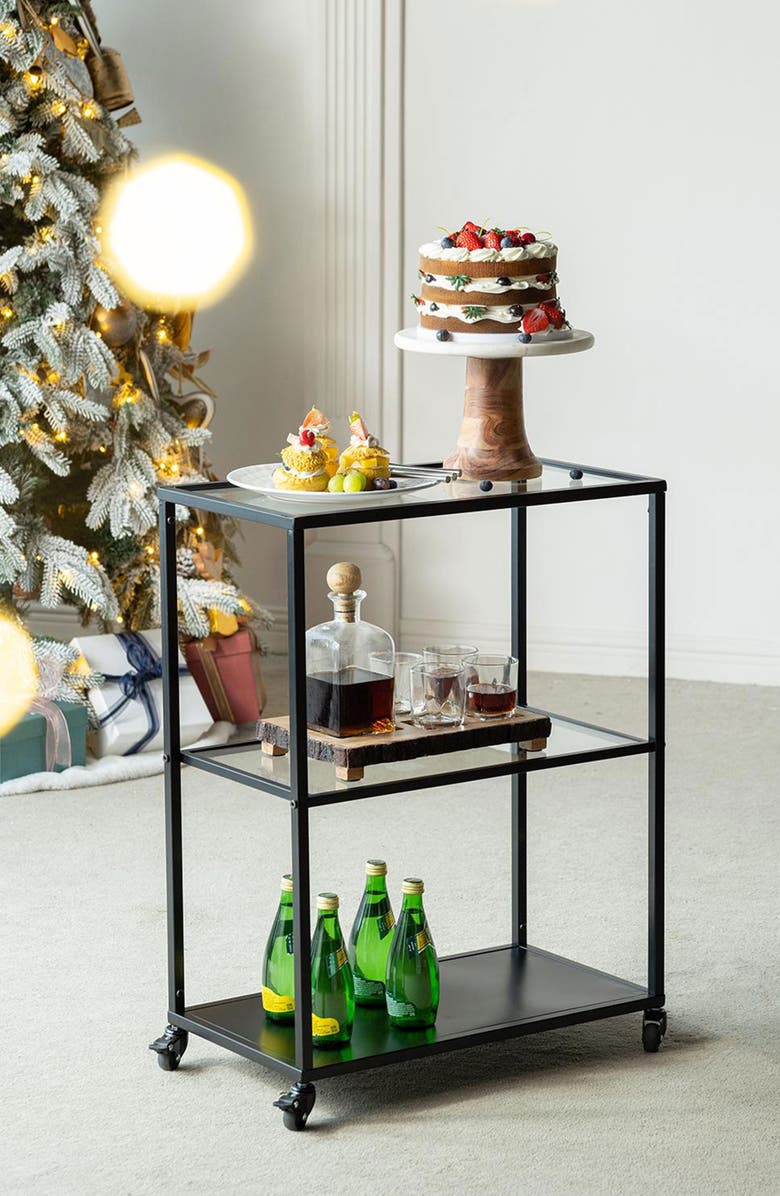 A & B Home Alaine 6-Piece Bar Set, Alternate, color, Brown