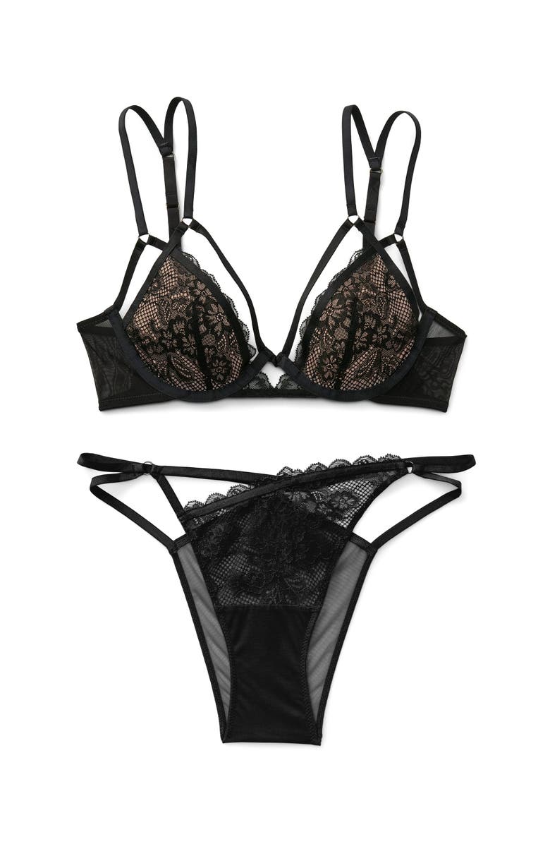 Adore Me Vianna Unlined Plunge Bra, Alternate, color, 