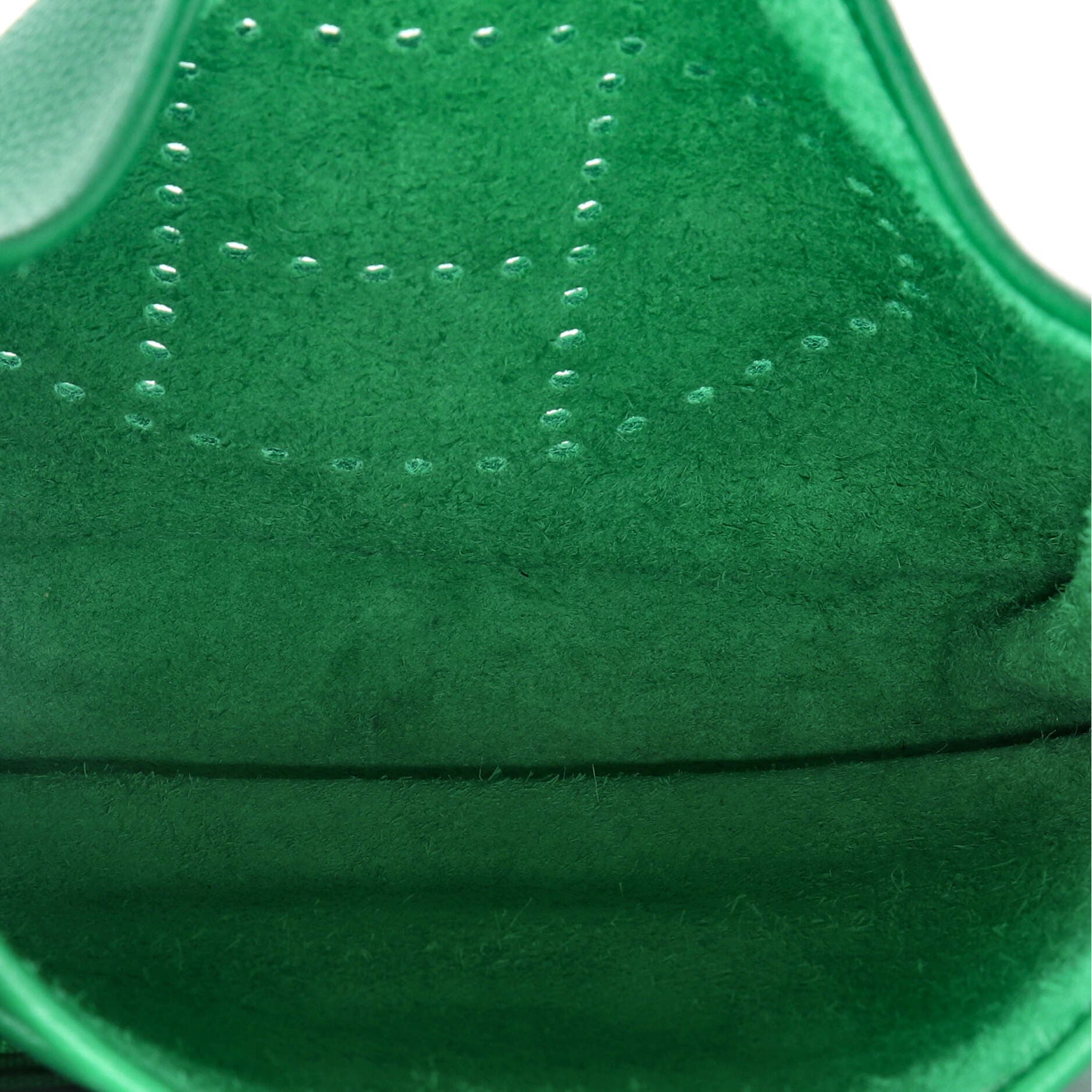 Pre-Owned Hermes Evelyne Bag Gen III Clemence PM, Alternate, color, Vert Vertigo