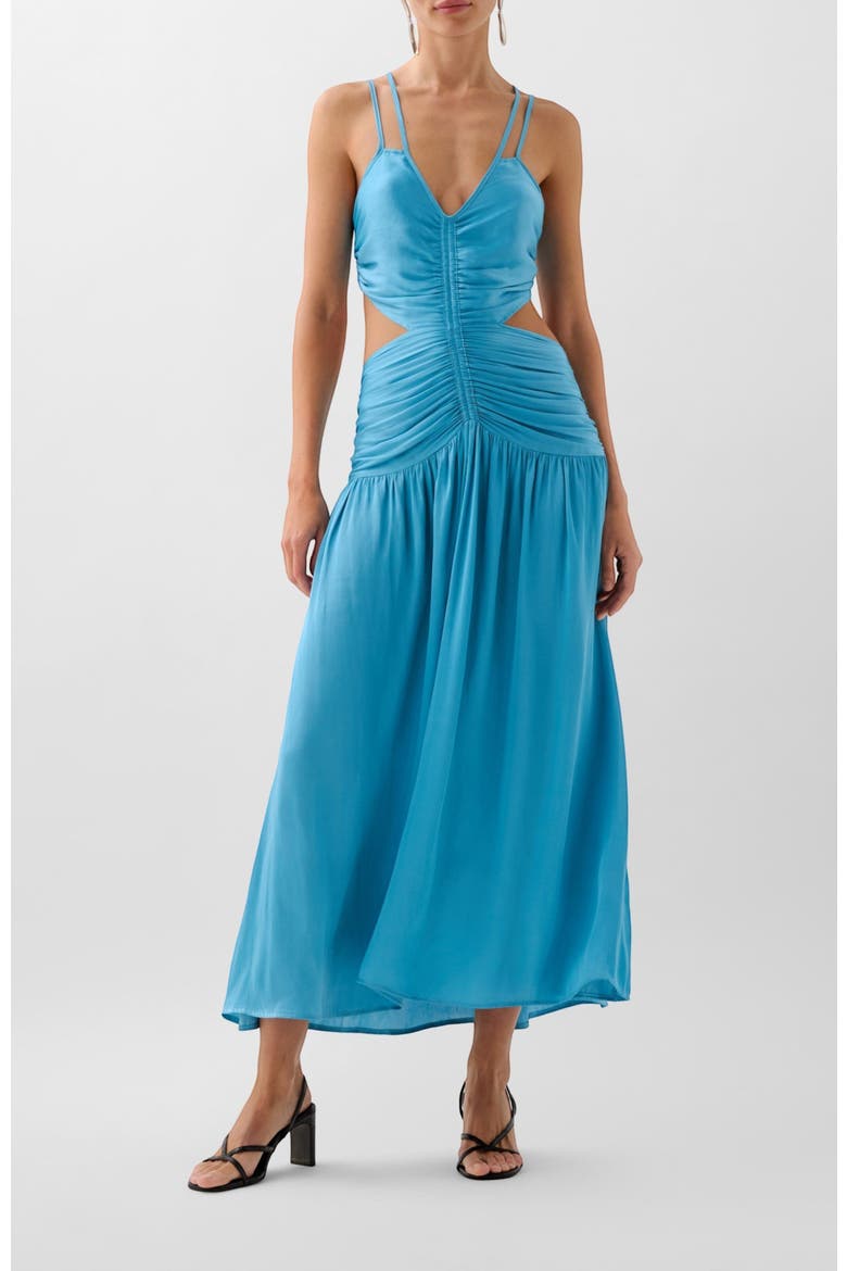 Slip Wow Back Dress, Main, color, Blue
