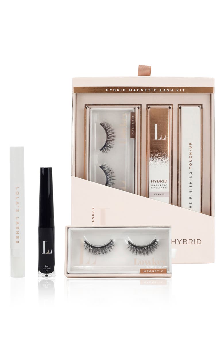 Lola's Lashes Lowkey Hybrid Magnetic Lash Set, Main, color, 