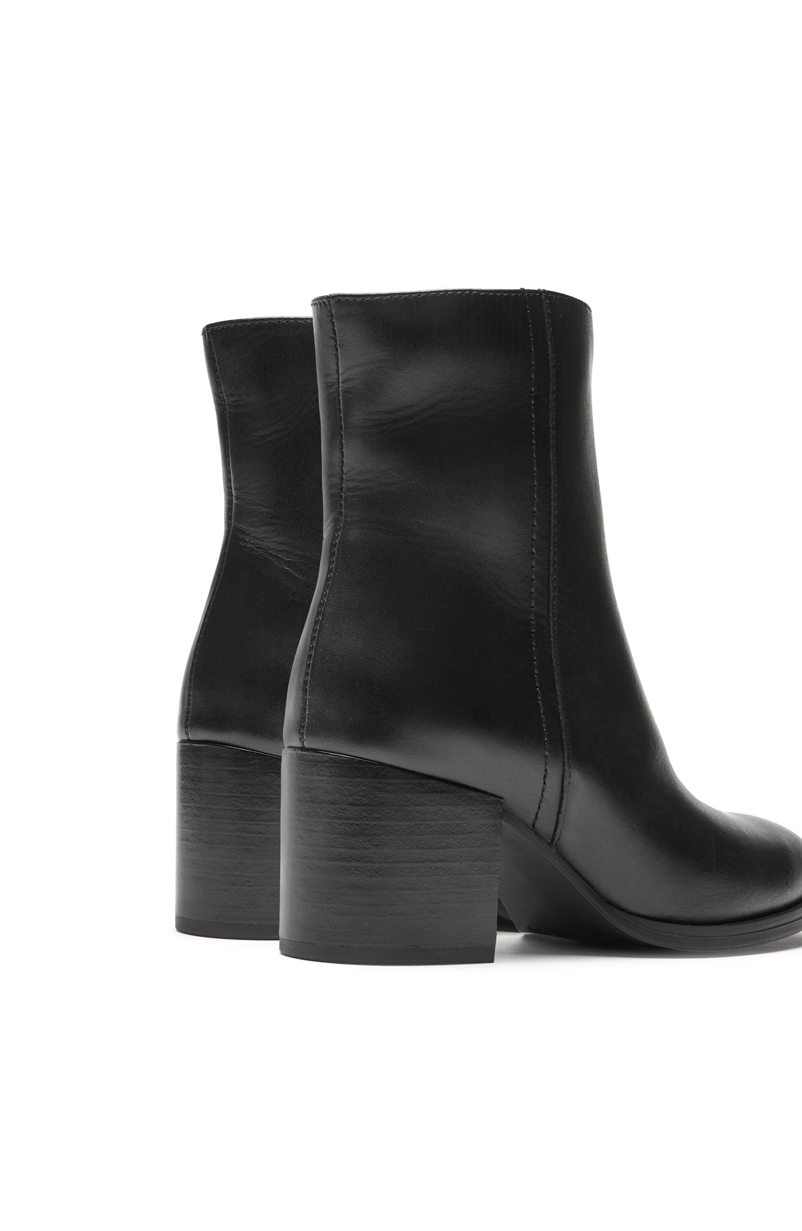 Wisdom City Dry™ Waterproof Bootie, Alternate, color, BLACK LEATHER