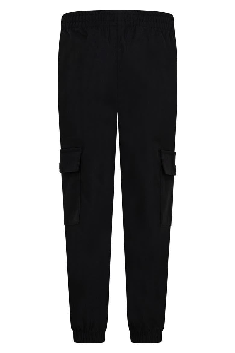 Kids' Water Repellent Cargo Joggers, Alternate, color, BLACK