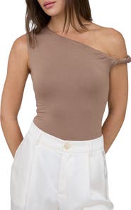 Blu Pepper Asymmetric Off-the-Shoulder Strap