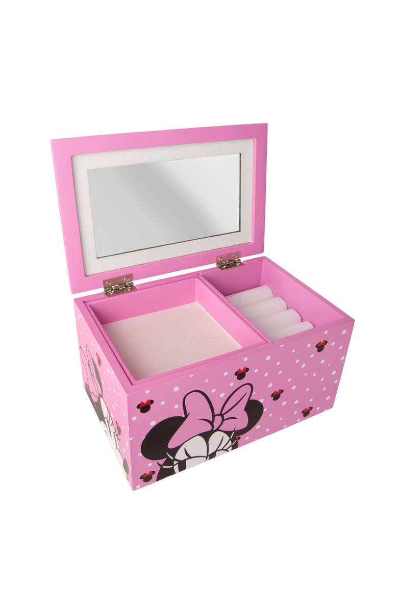Disney Show Your Minnie Style Jewelry Box, Alternate, color, Pink