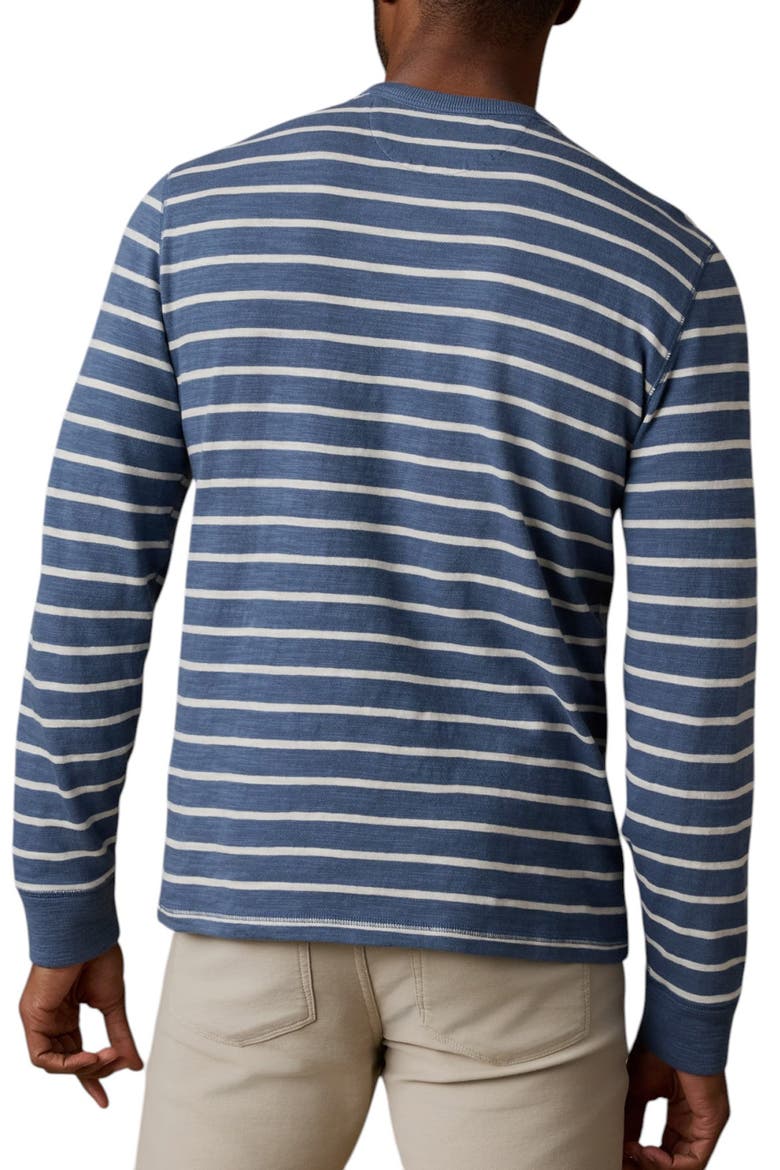 Sunwashed Slub Organic Cotton Knit Top, Alternate, color, BREAKER BLUE BRETON STRIPE