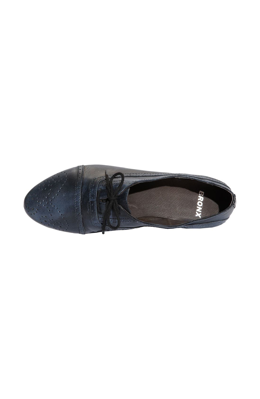 Bronx 'Heather Bee' Oxford, Alternate, color, BLACK