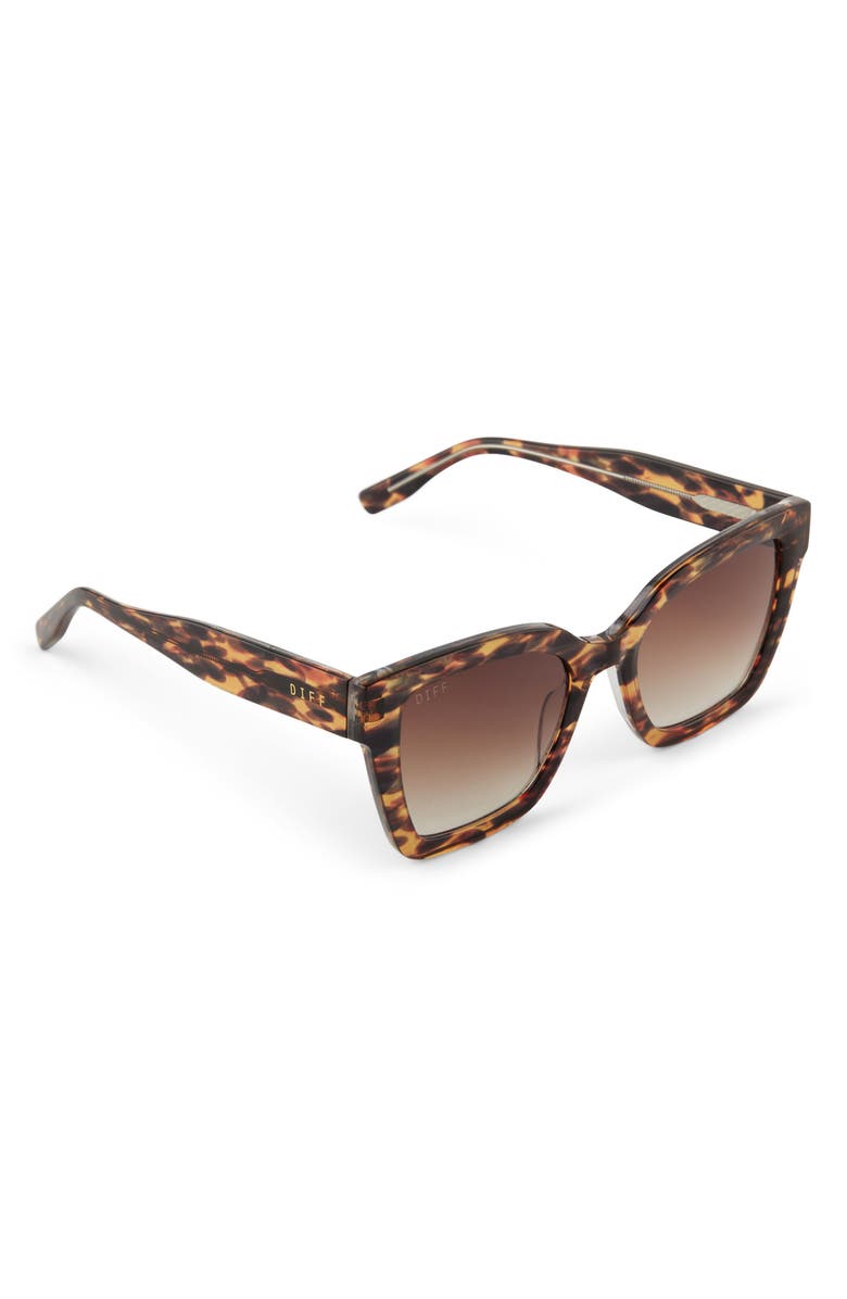 DIFF Rhys Rectangular Sunglasses, Alternate, color, 