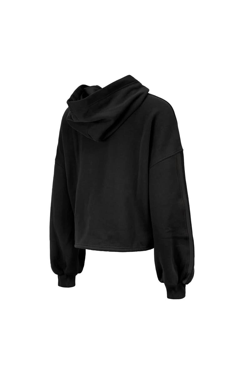 New Era Women's New Era Black LA Clippers 2024/25 City Edition Cropped Pullover Hoodie, Alternate, color, 