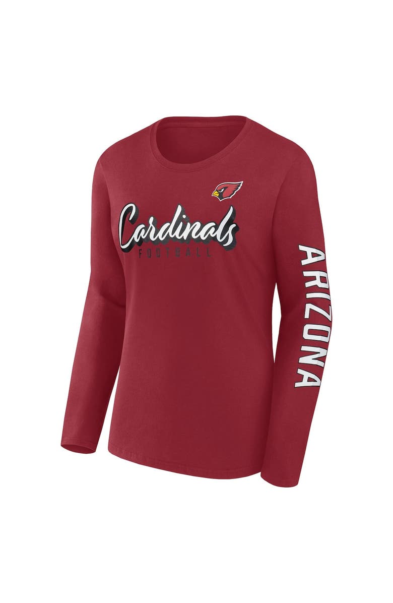 FANATICS Women's Fanatics Cardinal Arizona Cardinals Cheerleader Long Sleeve T-Shirt, Alternate, color, Cardinal