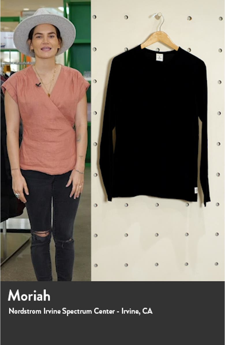 Crewneck Long Sleeve T-Shirt, sales video thumbnail