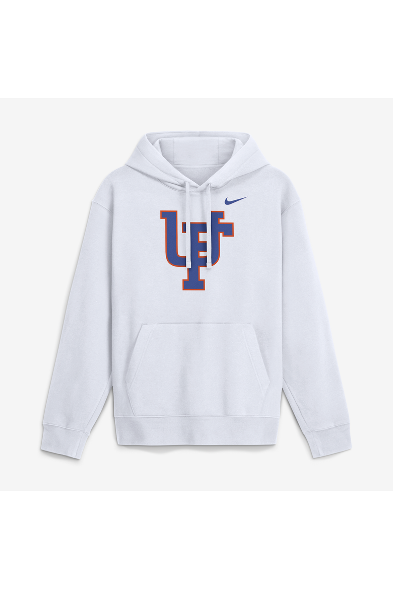 Men's Nike  White Florida Gators 2026 Sideline Club Fleece Hoodie, Main, color, White