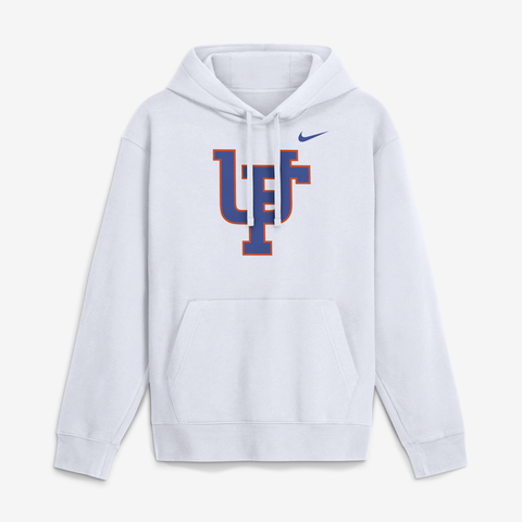 Men's Nike  White Florida Gators 2026 Sideline Club Fleece Hoodie