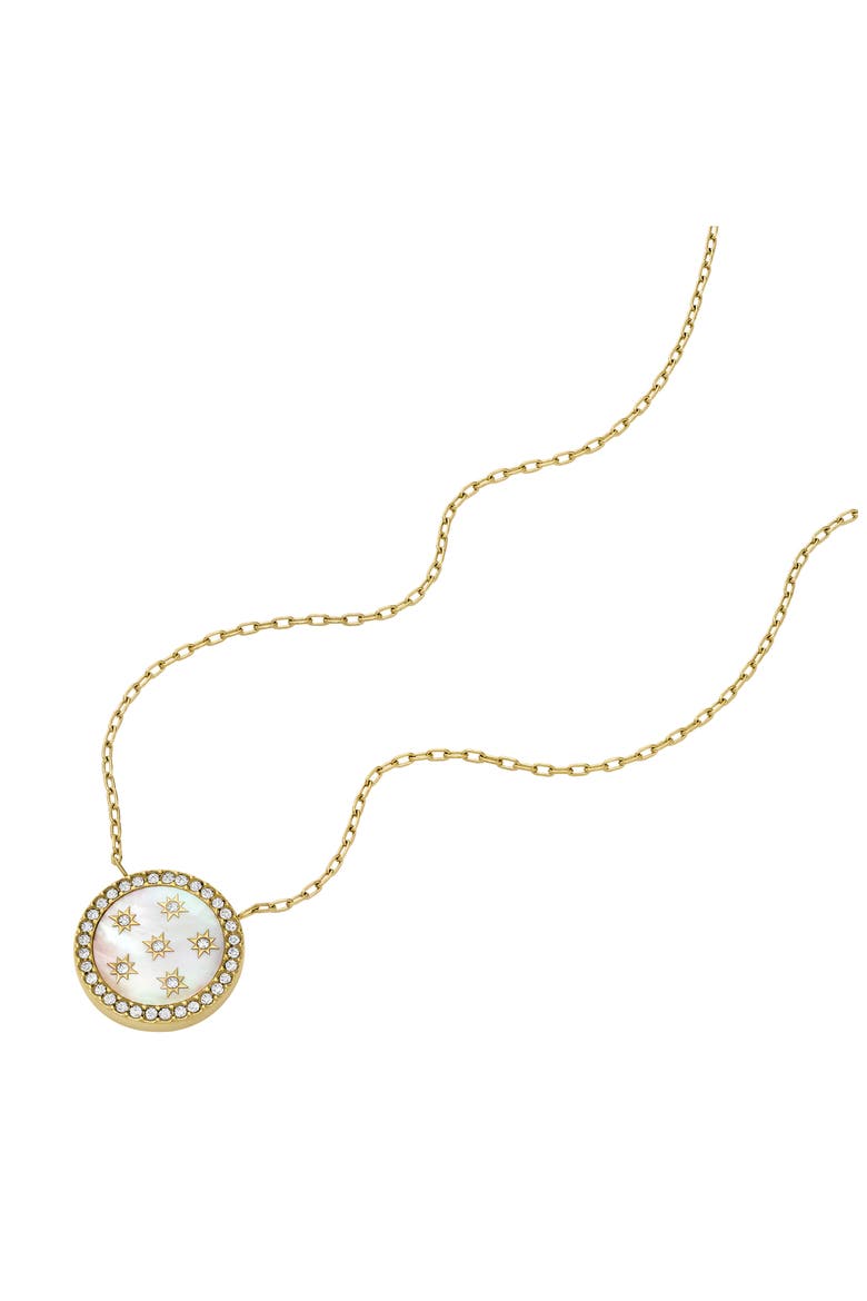 Merrit Mother of Pearl Pendant Necklace, Alternate, color, GOLD