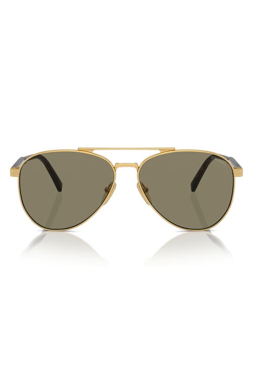 Prada 58mm Pilot Sunglasses